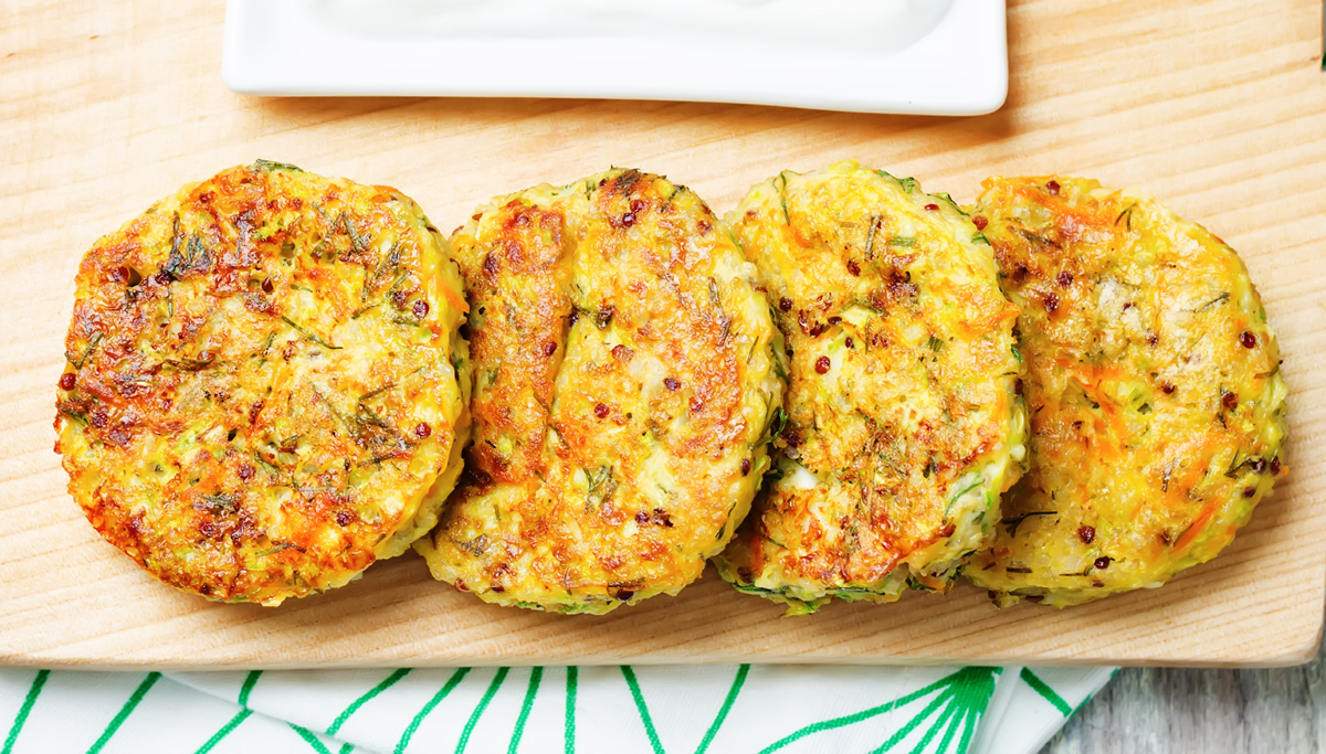 Quinoa zucchini dill fritters 