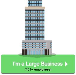 I'm a large business button
